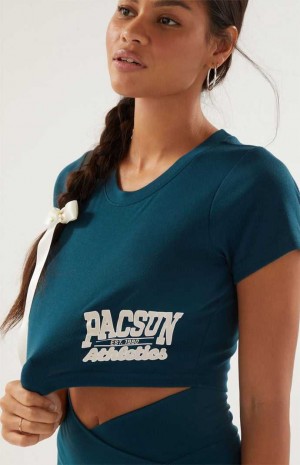 Hauts PacSun Athletics Baby Femme Bleu Foncé | 835721LAU