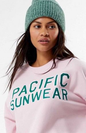 Hauts PacSun Pacific Sunwear Long Sleeve Femme Violette | 086972DUV