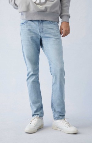 Jean PacSun Eco Confort Stretch Light Indigo Slim Homme Indigo Clair | 275609OIT