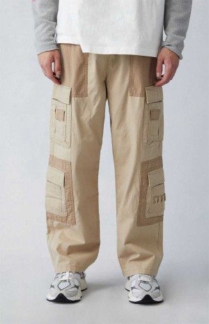 Pantalon PacSun Khaki Tela gy Cargo Homme Kaki | 568391DEV