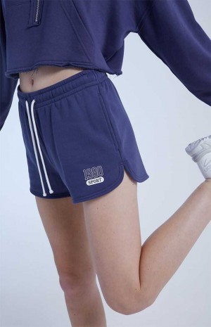 Pantalons PacSun Pac 80 Sport Easy Femme Bleu Marine | 971586HBU