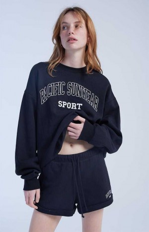 Pantalons PacSun Pacific Sunwear Vintage Sport Sweat Femme Noir | 915846CGV