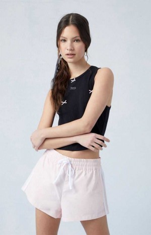 Pantalons PacSun Pink Piste Femme Rose | 147526HNZ