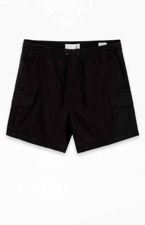 Short PacSun Black Cargo Homme Noir | 681935TOD