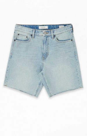 Short PacSun Eco Denim Cutoff Homme Indigo | 092416KAN