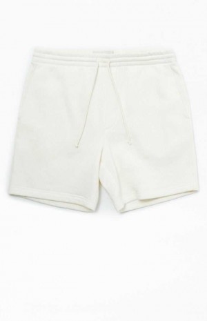 Short PacSun Fleece Cream Sweat Homme Blanche | 639075TAU