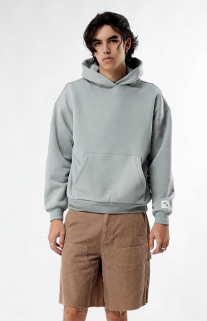 Sweat a Capuche PacSun Gray Solid Homme Grise | 538760OXI