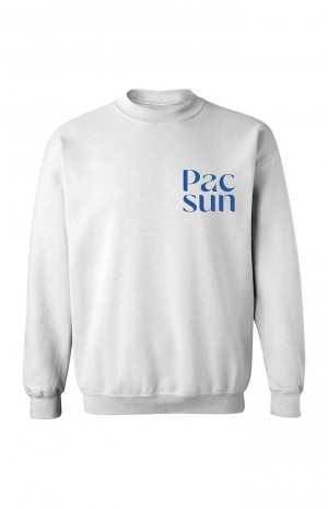 Sweats PacSun Crew Neck Homme Blanche | 042719XEU