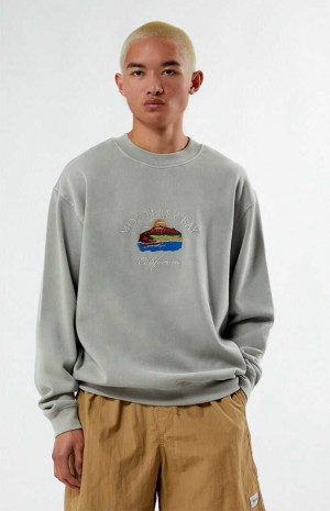 Sweats PacSun Monterey Bay Crew Neck Homme Grise | 843105SDG