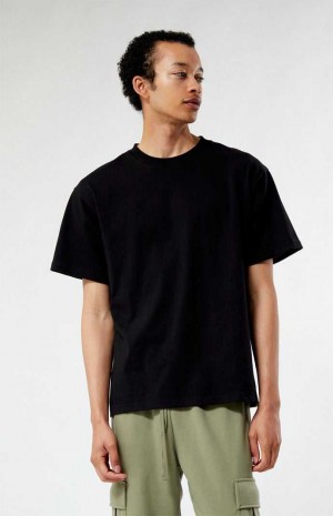 T-shirt PacSun Black Premium Homme Noir | 792654MSY