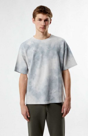 T-shirt PacSun Cloud Dye Homme Grise | 680749BCV