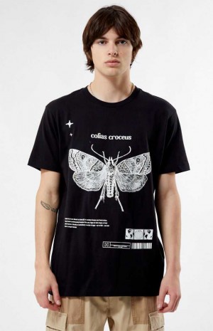 T-shirt PacSun Croceus Homme Noir | 950247FLW