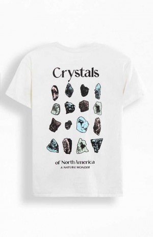 T-shirt PacSun Crystals Homme Blanche | 976823HSG