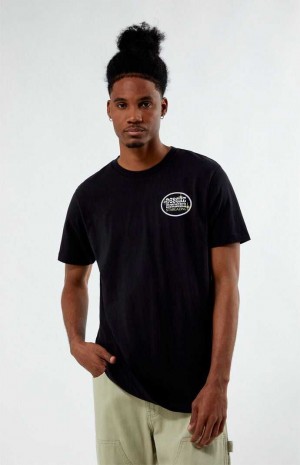 T-shirt PacSun Desert Mountain Homme Noir | 153482JWB