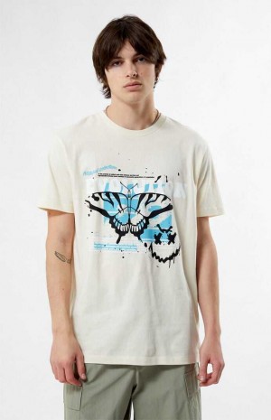 T-shirt PacSun Evolution Homme Blanche | 063129LMV