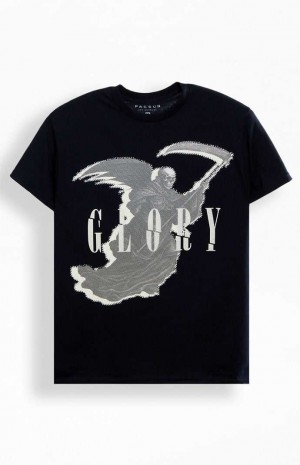 T-shirt PacSun Glory Homme Noir | 452037NLF