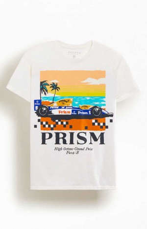 T-shirt PacSun High-Octane Grand Prix Homme Noir | 368194TKY