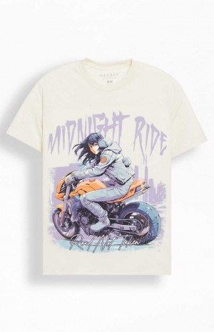 T-shirt PacSun Route Not Taken Homme Blanche | 834725WVX