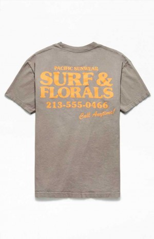 T-shirt PacSun Surf & Florals Homme | 716394HSY