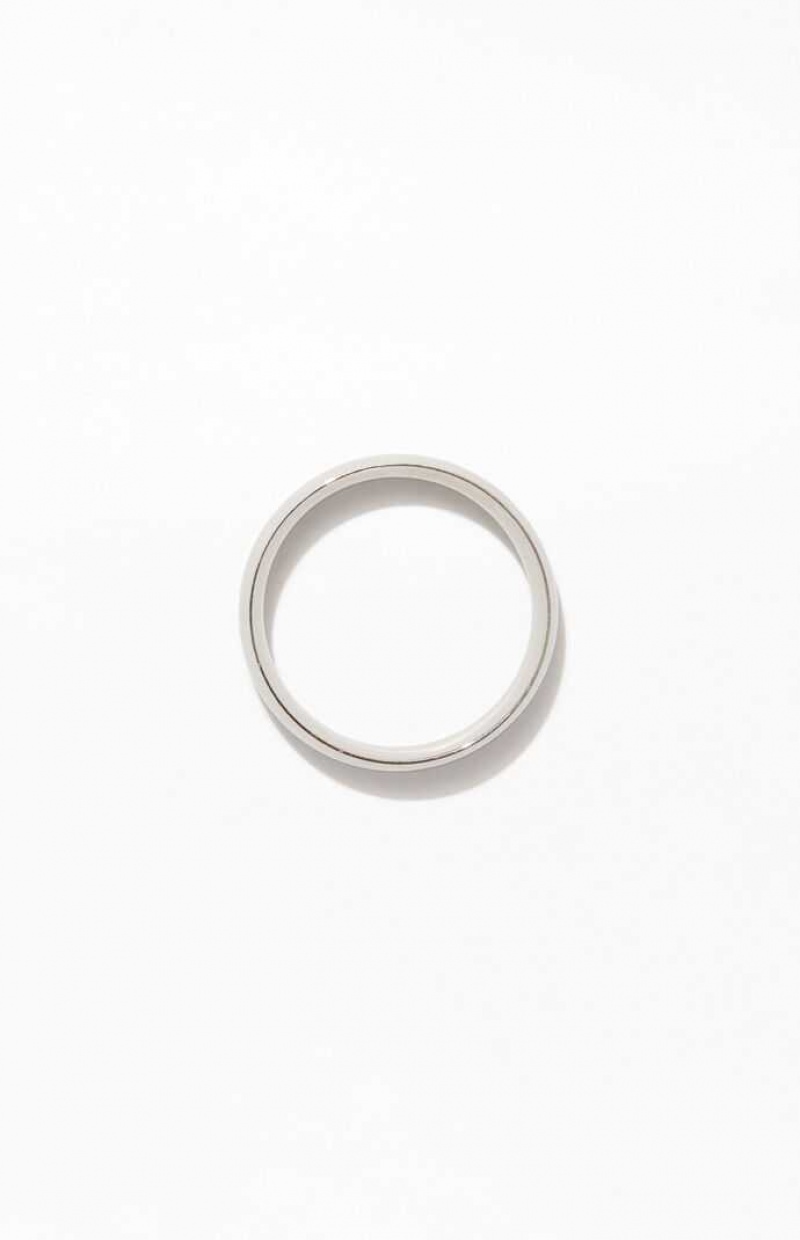 Bague PacSun Stainless Steel Homme Argent | 781924CTH