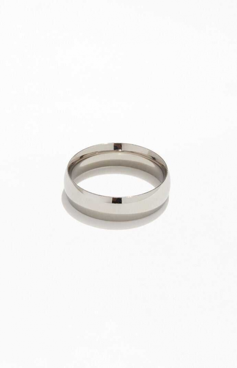 Bague PacSun Stainless Steel Homme Argent | 781924CTH