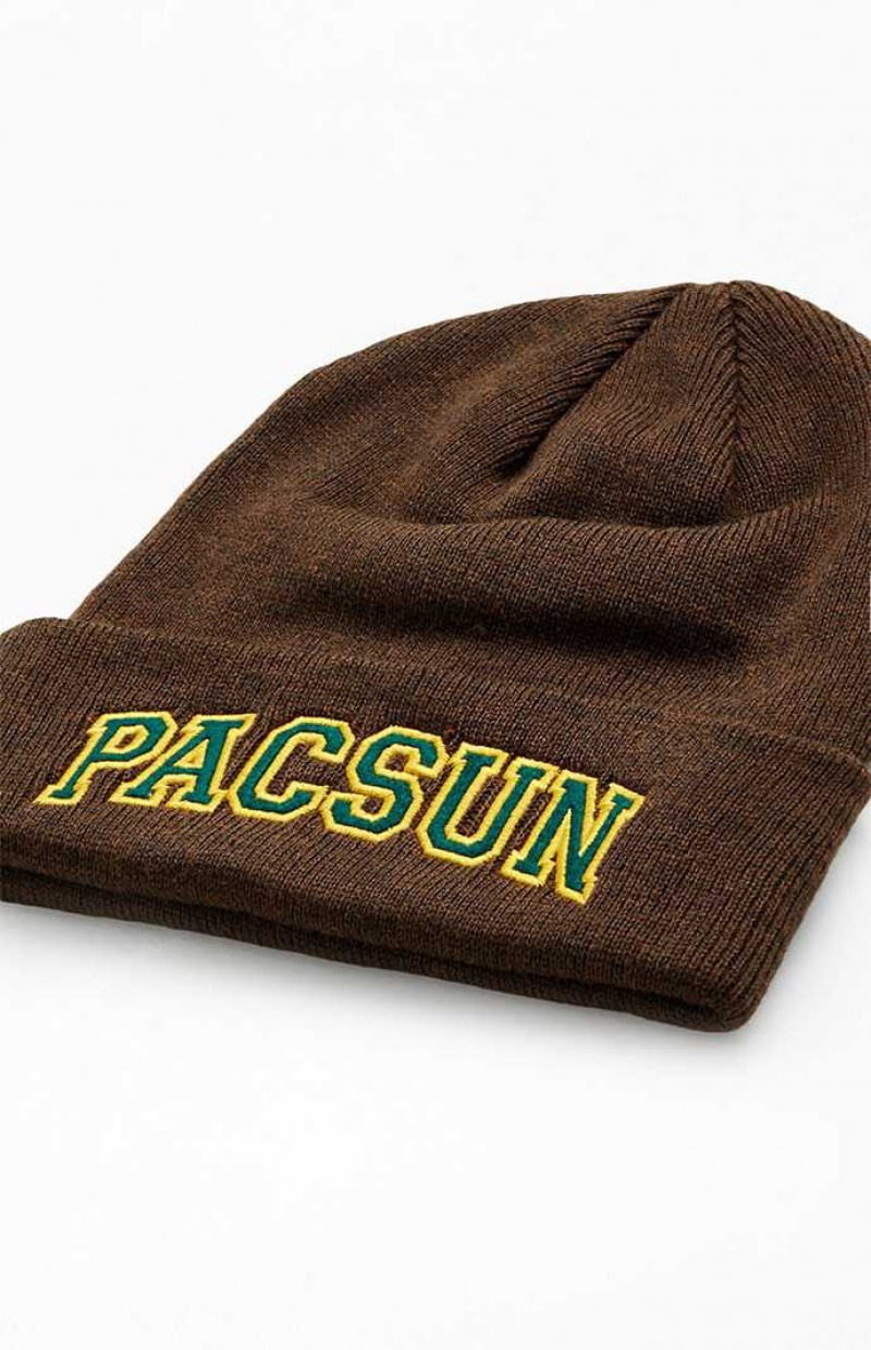 Bonnet PacSun Arch Logo Homme Grise | 463107ANY