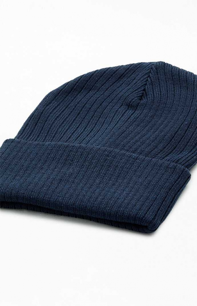 Bonnet PacSun Basic Femme Bleu Marine | 148627EIZ