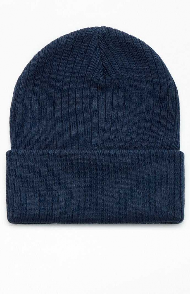 Bonnet PacSun Basic Femme Bleu Marine | 148627EIZ