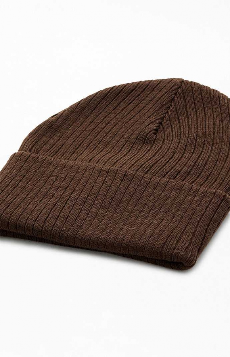 Bonnet PacSun Basic Femme Marron | 450169XIS