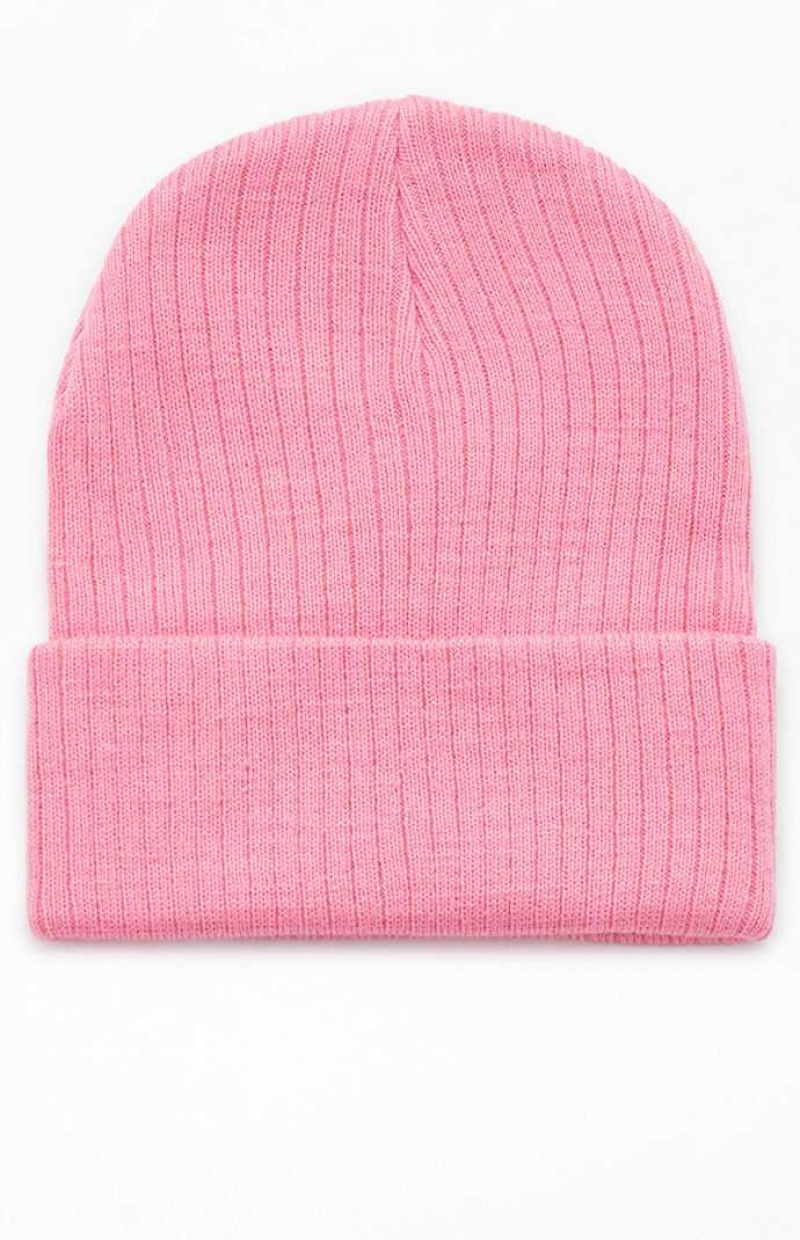 Bonnet PacSun Basic Femme Rose | 609758KOF