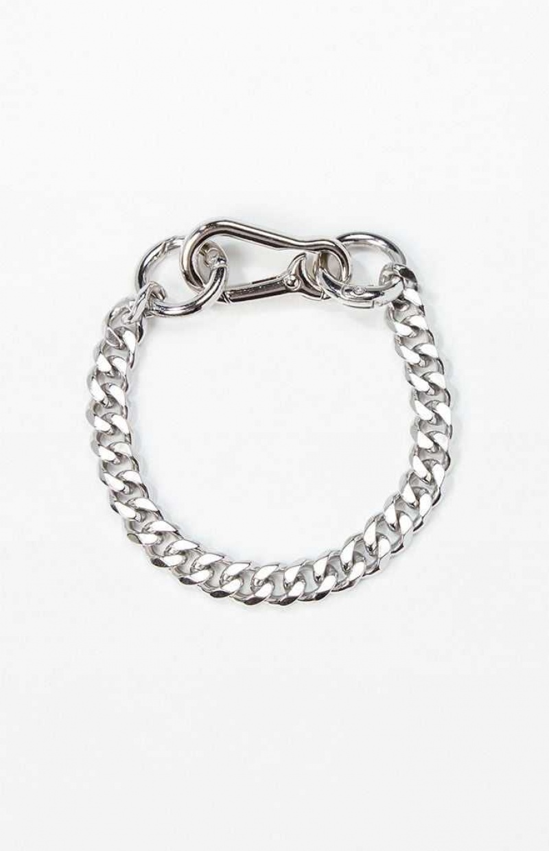 Bracelets PacSun Large Link Homme Argent | 987306KPX