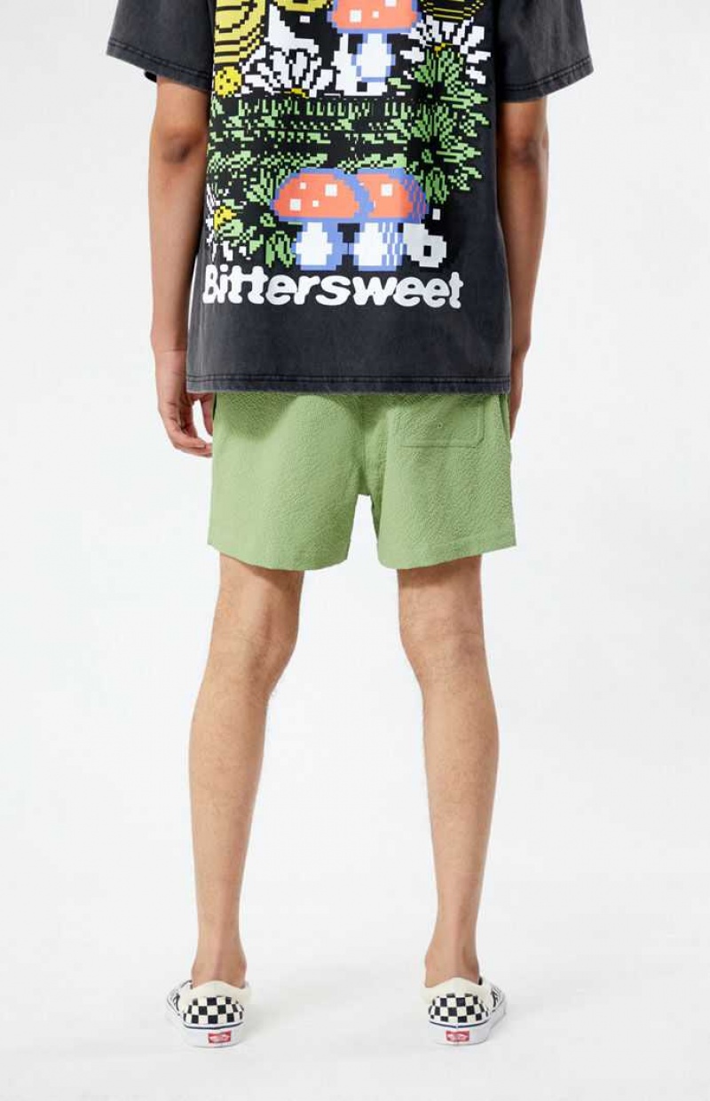 Chandails PacSun Green Sail Seersucker 4.5