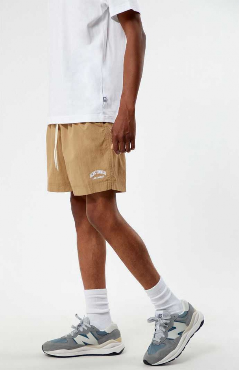 Chandails PacSun Tan Nylon Collegiate 6.5