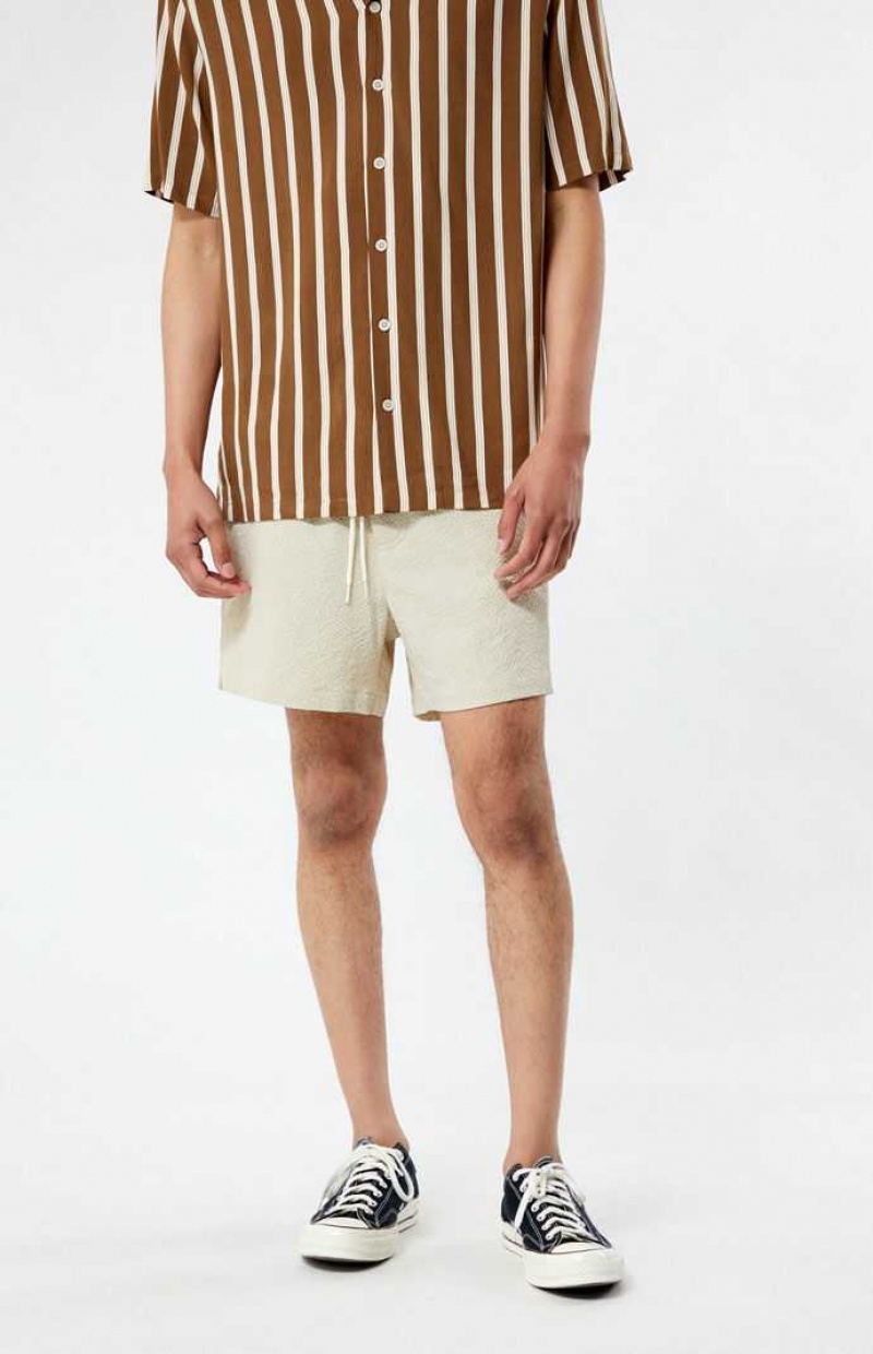 Chandails PacSun Tan Sail Seersucker 4.5