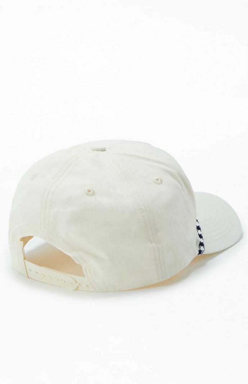 Chapeau PacSun Los Angeles Collegiate Snapback Femme Blanche | 273546MUG