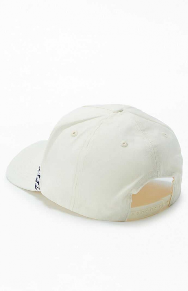 Chapeau PacSun Los Angeles Collegiate Snapback Femme Blanche | 273546MUG