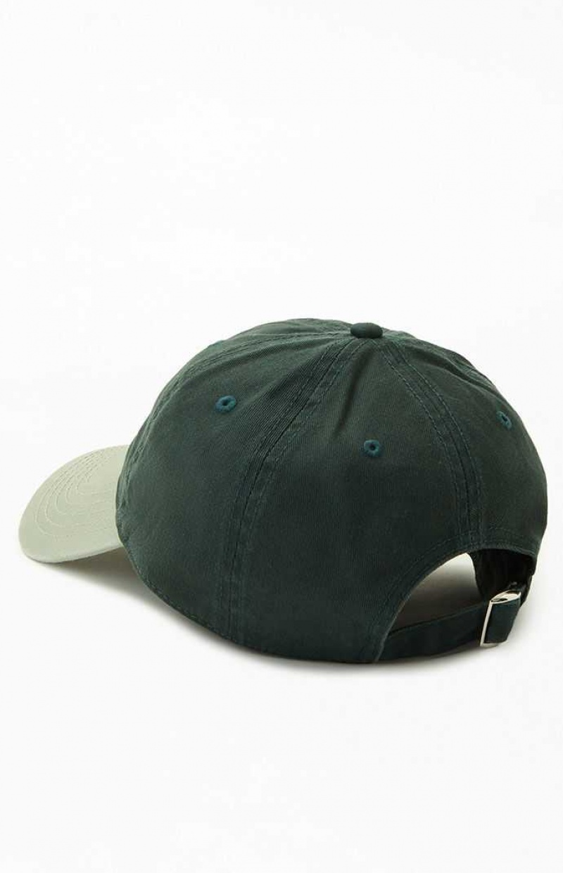 Chapeau PacSun NYC Sport Dad Femme Vert | 657490LAH