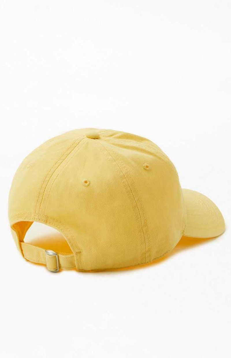 Chapeau PacSun Santorini Strapback Femme Jaune | 840653RBY