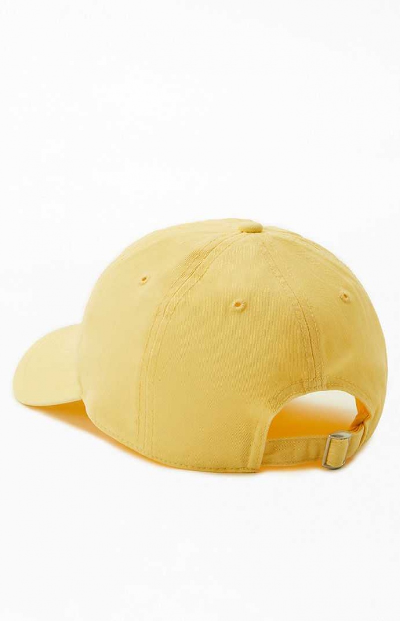 Chapeau PacSun Santorini Strapback Femme Jaune | 840653RBY