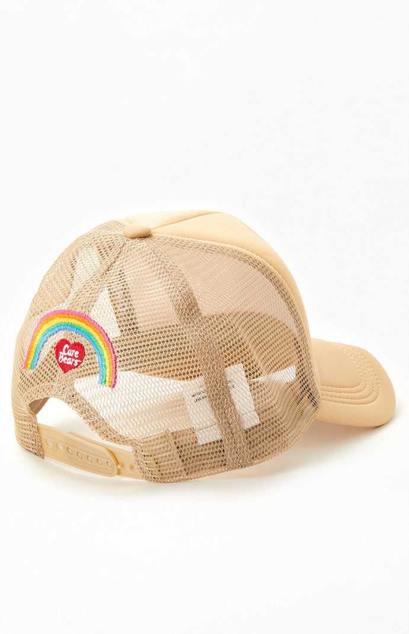 Chapeau PacSun Spread Love Trucker Femme Beige | 574028MCP