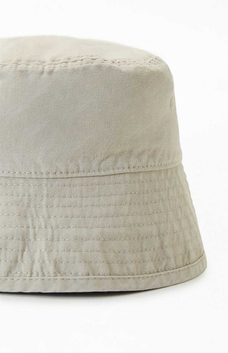 Chapeau PacSun Washed Bucket Femme Blanche | 431785JUZ