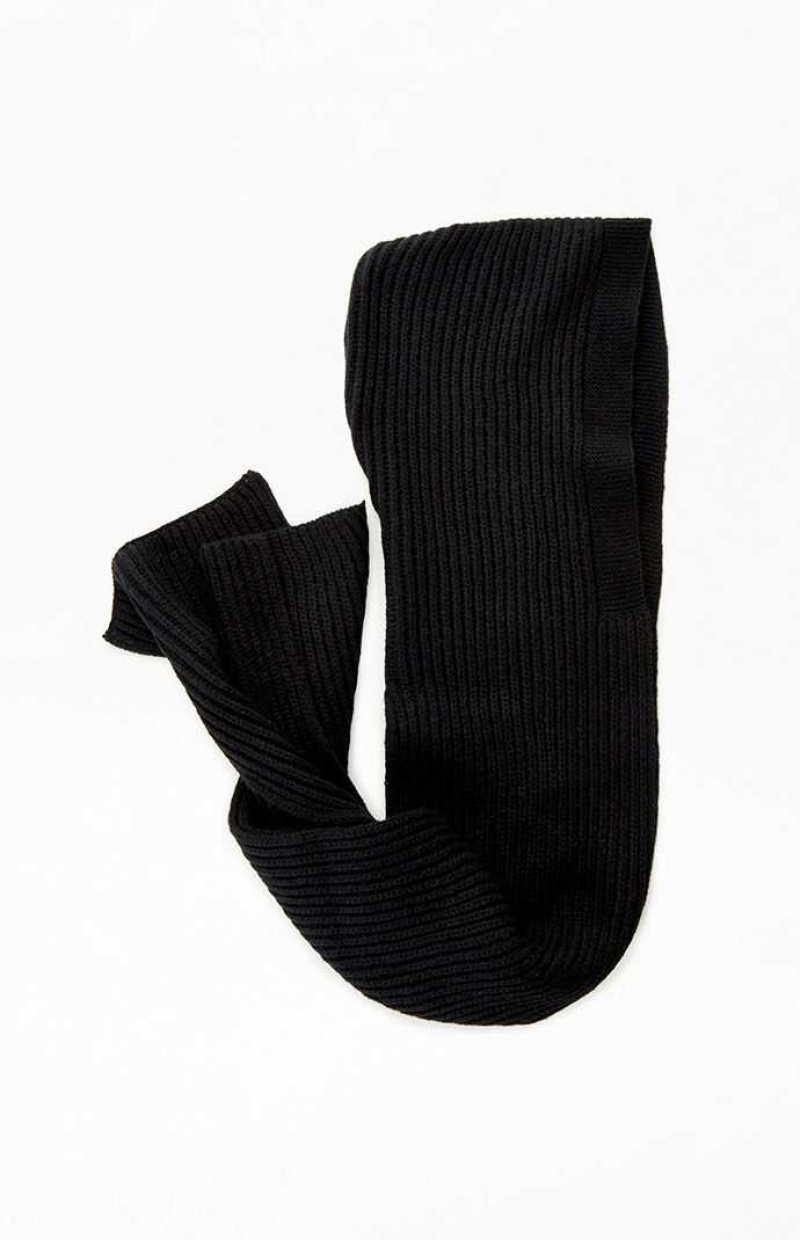 Clips PacSun Knit Scarf Femme Noir | 825941SKM