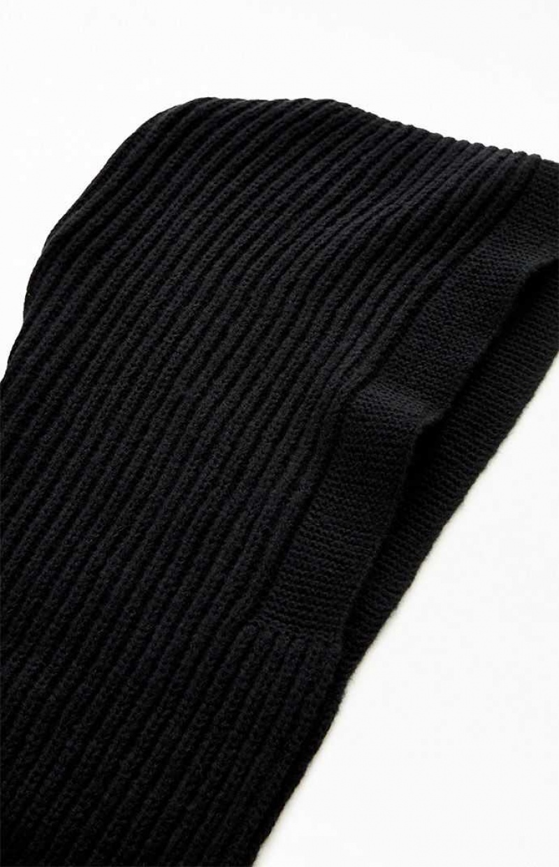 Clips PacSun Knit Scarf Femme Noir | 825941SKM