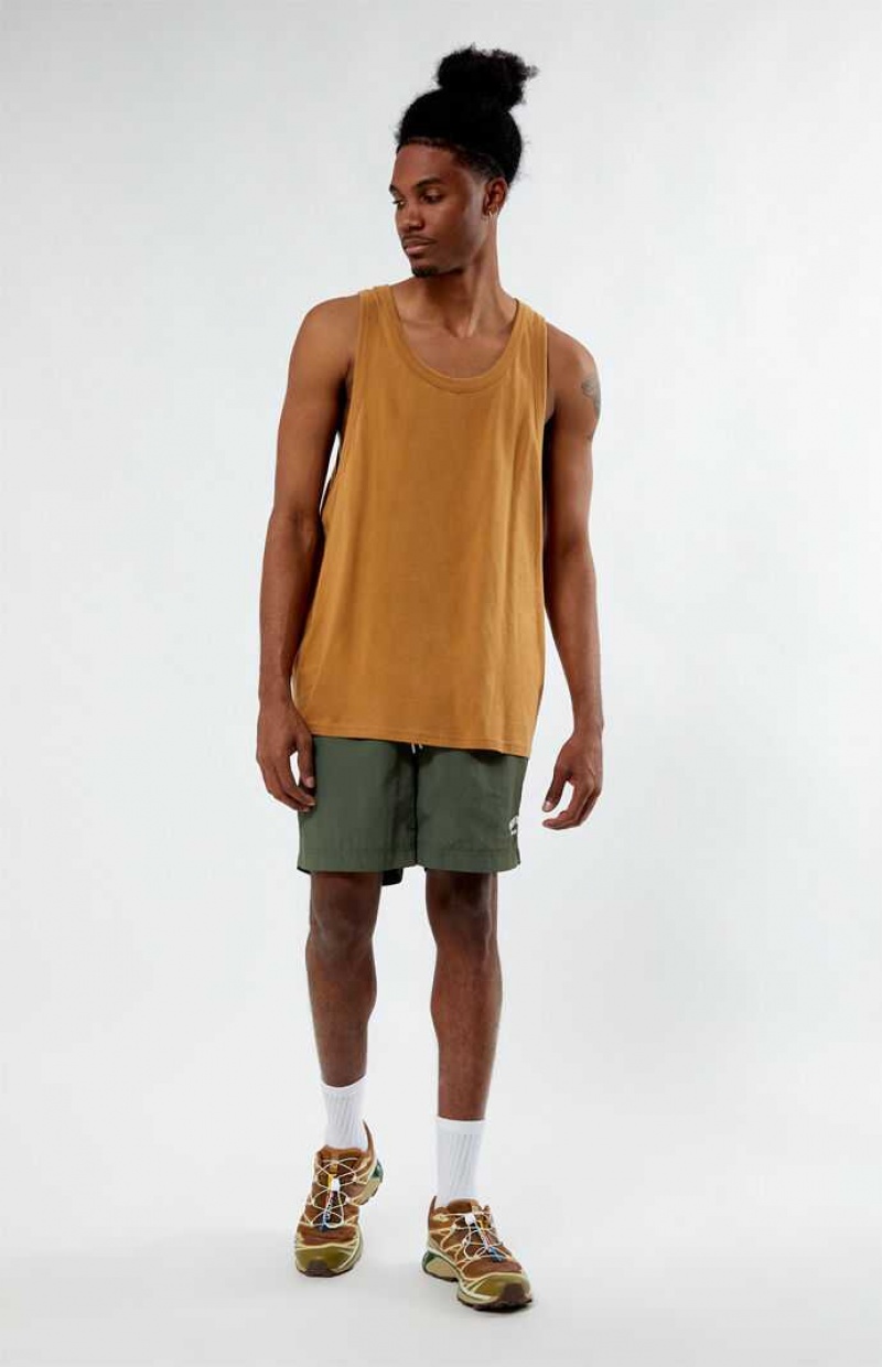 Debardeur PacSun PS Basics Eco Brown Homme Marron | 903856NGL