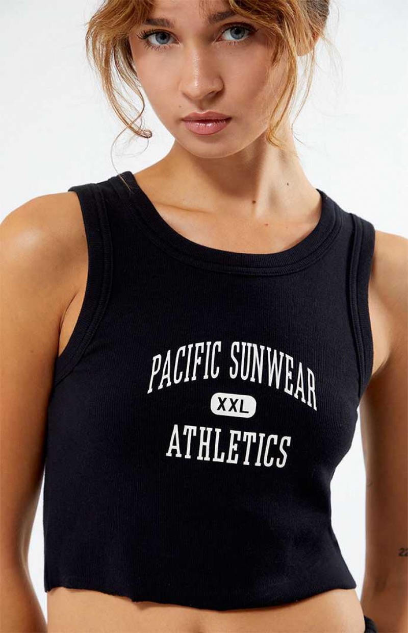 Hauts PacSun Pacific Sunwear Athlétiques Femme Noir | 269453JIC