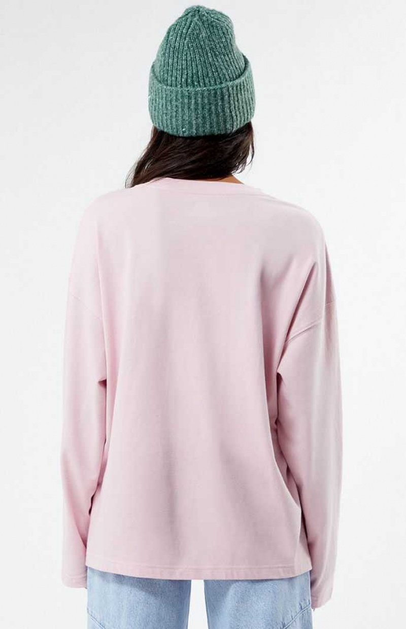 Hauts PacSun Pacific Sunwear Long Sleeve Femme Violette | 086972DUV