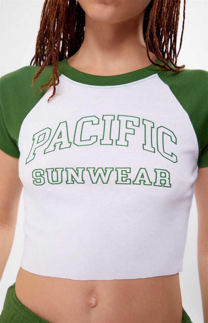 Hauts PacSun Pacific Sunwear Outline Raglan Femme Multicolore | 214568ALH