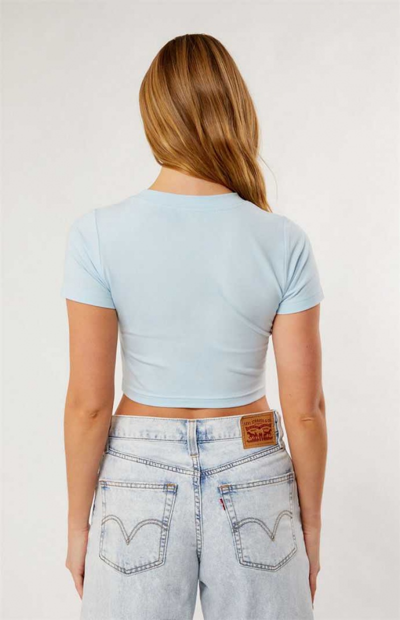 Hauts PacSun Wellness Baby Femme Bleu Clair | 157036AWX