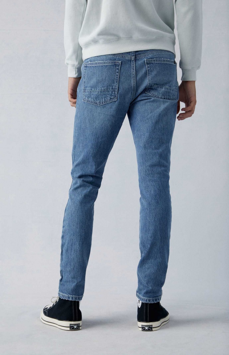 Jean PacSun Confort Stretch Indigo Mince Homme Indigo | 209584NVH