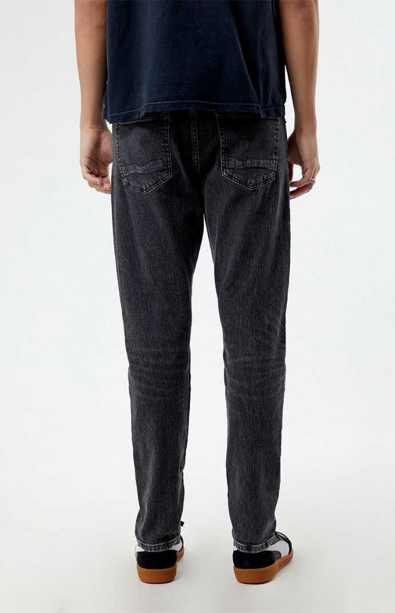 Jean PacSun Confort Stretch Washed Black Slim Homme Noir | 254609VBH